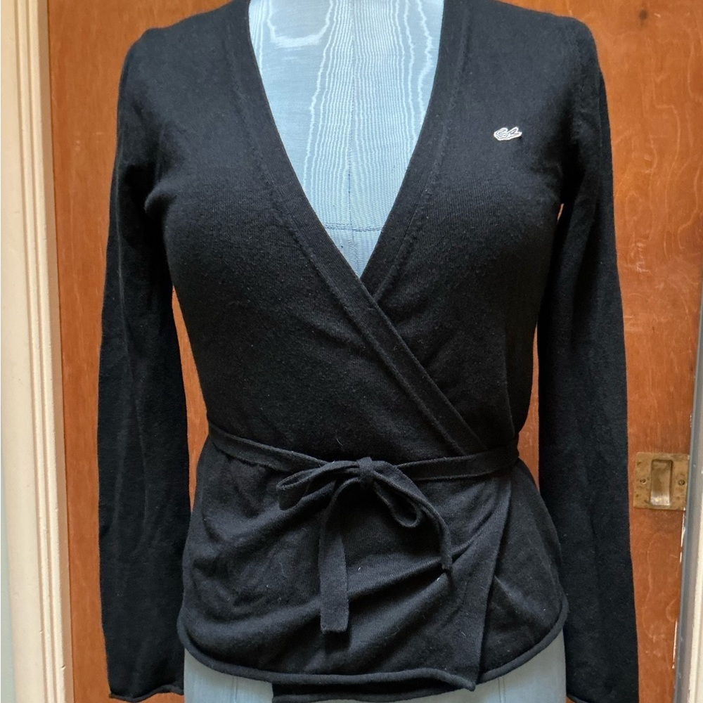 Lacoste Black Cashmere Sweater